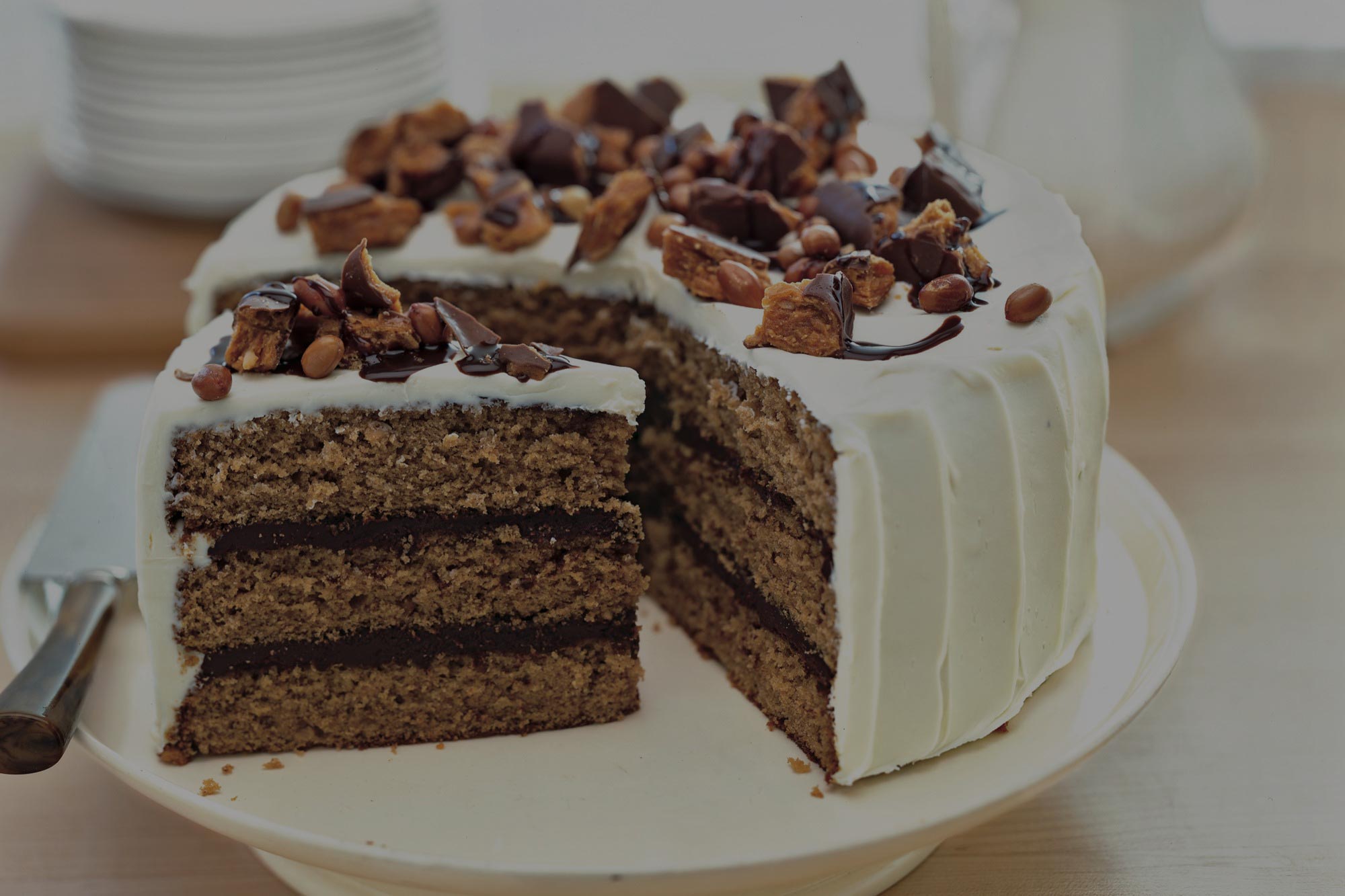 gâteau traditionnel chocolat et noix